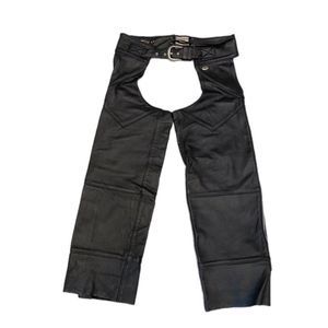Black Leather Women's Pants